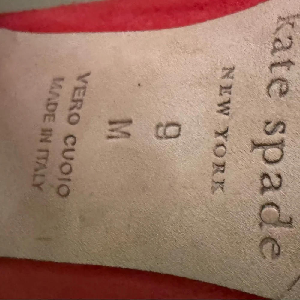 Kate Spade Vibrant Red Suede Heels Gorgeous Showstoppers!! - Picture 5 of 9